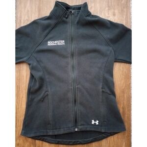 Under Armour Cold Gear‎ Rochester Reg Logo Full Zip Fleece Black Women's SM/P/CH